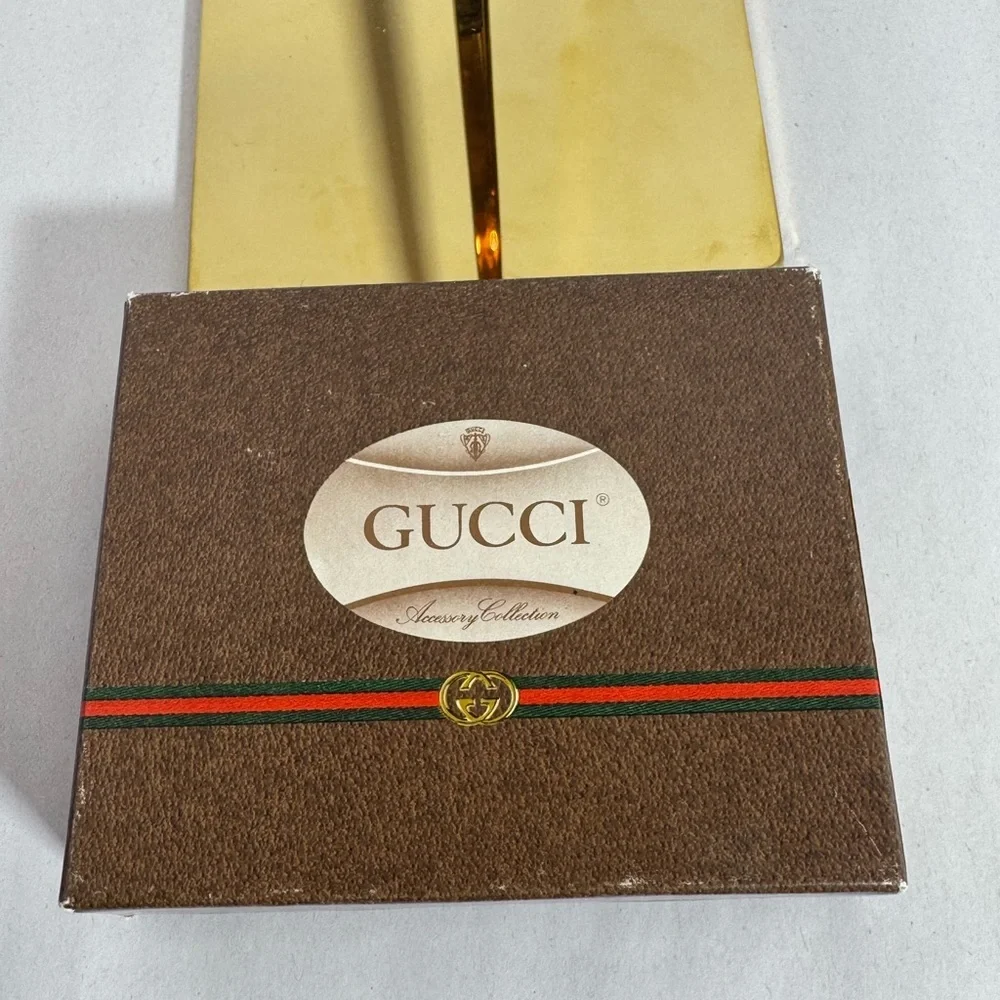 Vintage Gucci Monogram Wallet with Red and Green Stripe - Picture 12 of 14